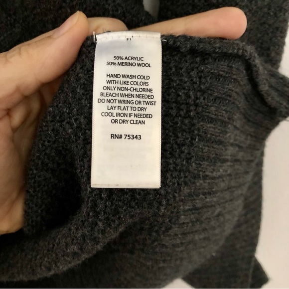 Wool blend knit cardigan - Picture 6 of 6